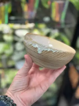 #26 Handmade bowl, no drainage 4.5 inch flawed