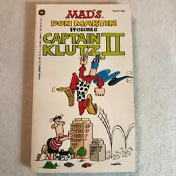 Mad's Don Martin Presents Captain Klutz II PB Don Martin 1983 Warner Books