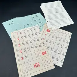 “These Are The Days” Calendar Crafty Lot (12Pcs)