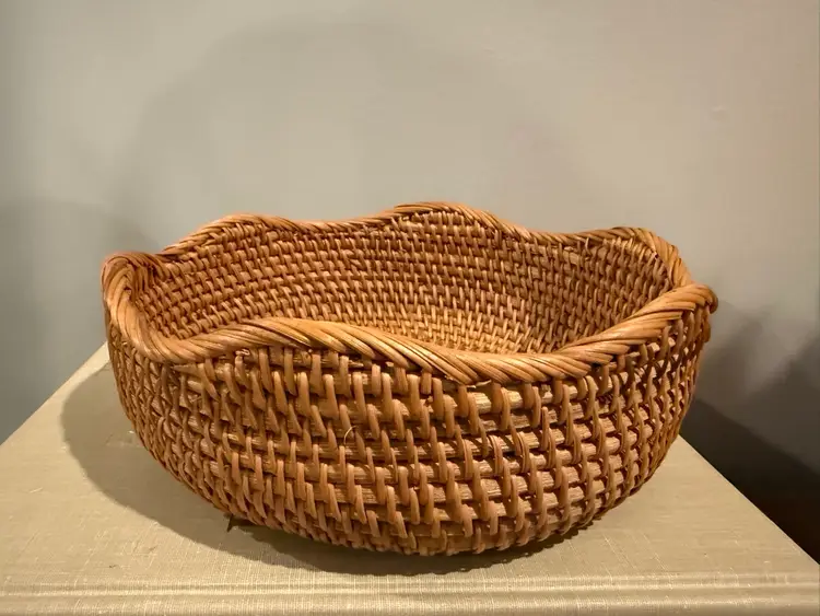 Woven Rattan Basket