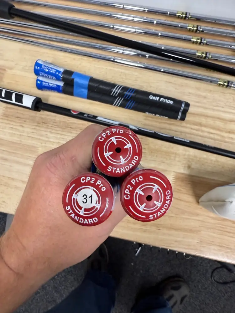 3 New Golf Pride CP2 Red Grips Standard Size