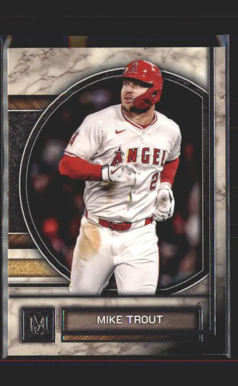 2025 Topps Museum Collection #100 Mike Trout - (137) - Los Angeles Angels