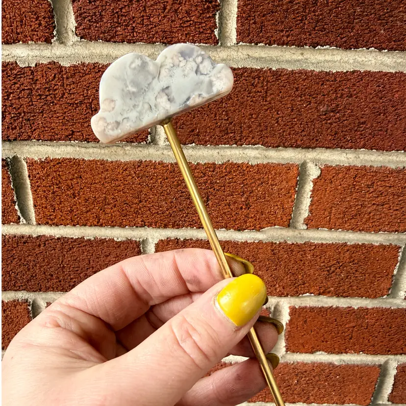 Flower Agate Plant Stake 2