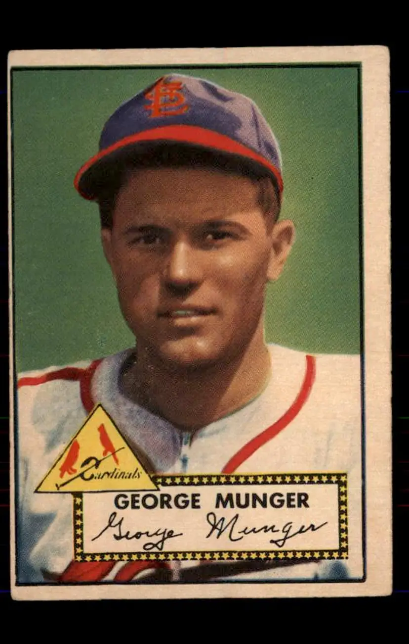 1952 Topps #115 George Munger - (pk-tl1) - St. Louis Cardinals