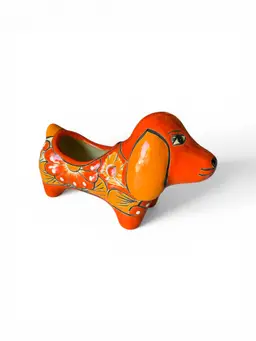 Item #781 Talavera Winnie Dog Pot
