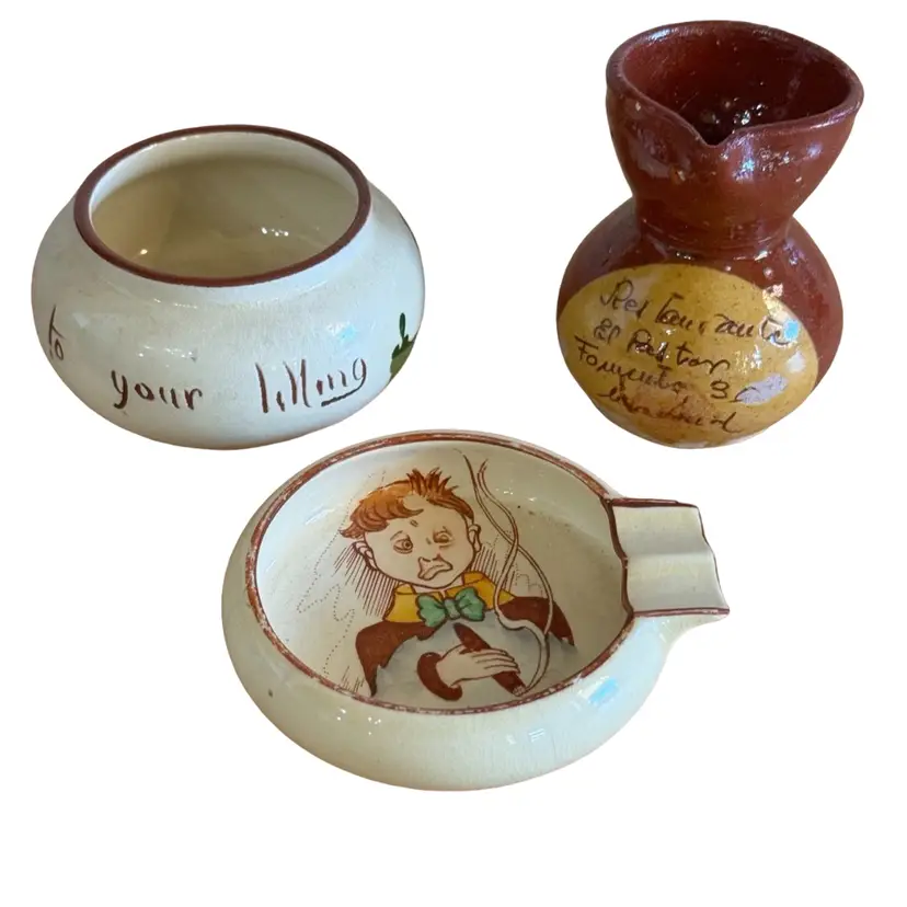 Redware Set Made In England