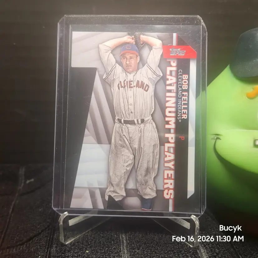 2021 Topps Platinum Players Die-Cut - Bob Feller Cleveland Guardians
