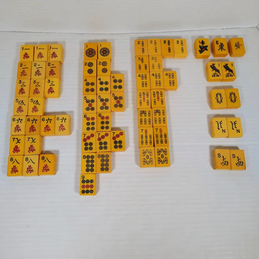 Bakelite Catalin Mahjong Tiles for Jewelry Making Crafting
