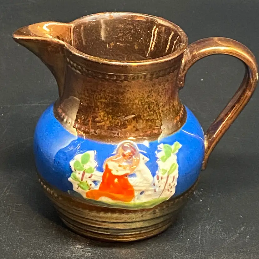 Victorian Era Copper Luster Jug