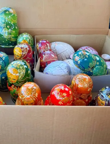 Russian Nesting Dolls & Estate Finds