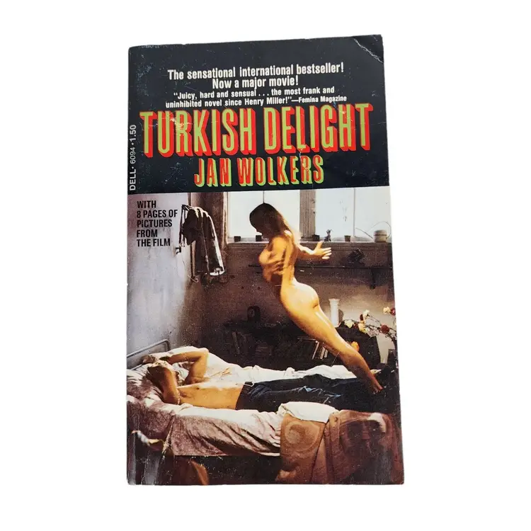 Turkish Delight Paperback Book Vintage Erotica Drama Novel Jan Wolkers 1974
