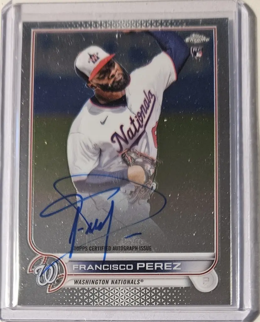 2022 Topps Chrome Auto Francisco Perez RC