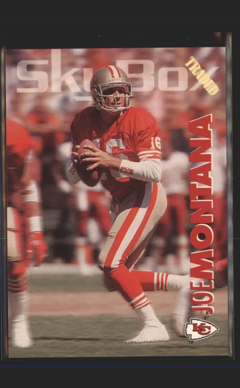 1993 SkyBox Impact #139 Joe Montana - (137) - Kansas City Chiefs