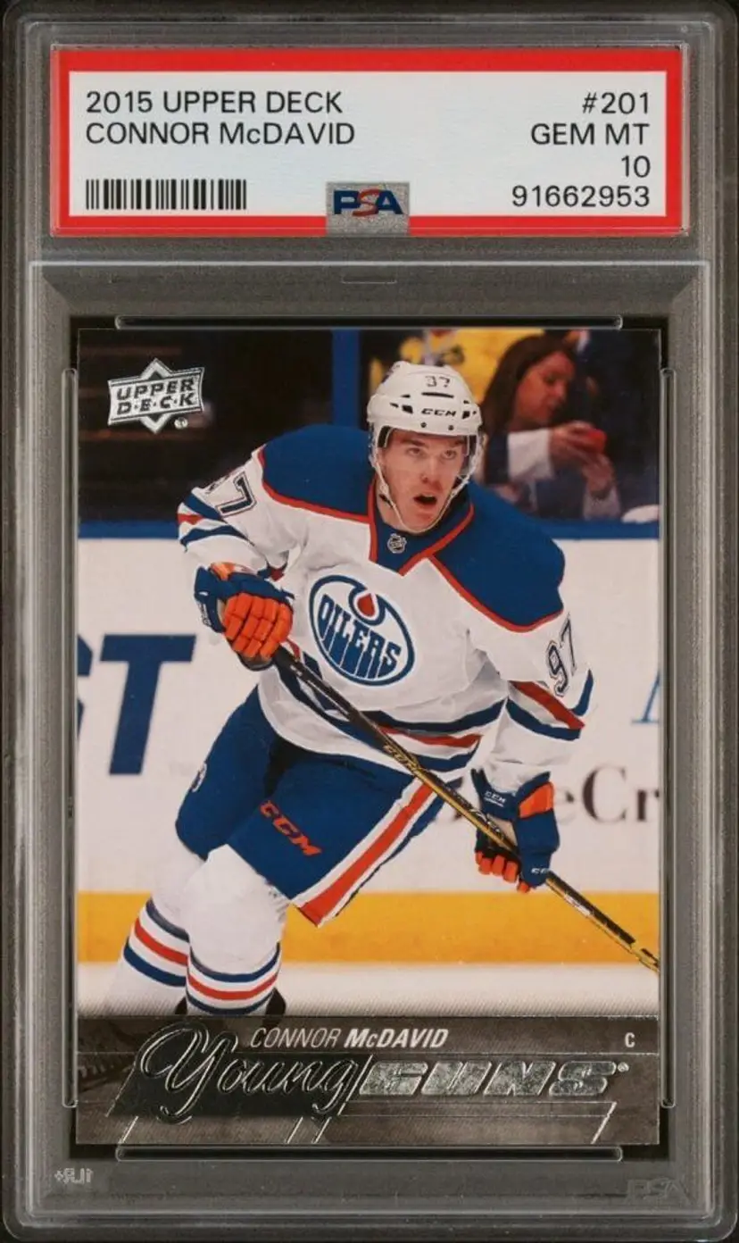 2015 Upper Deck Connor McDavid Young Guns Rookie Card PSA 10