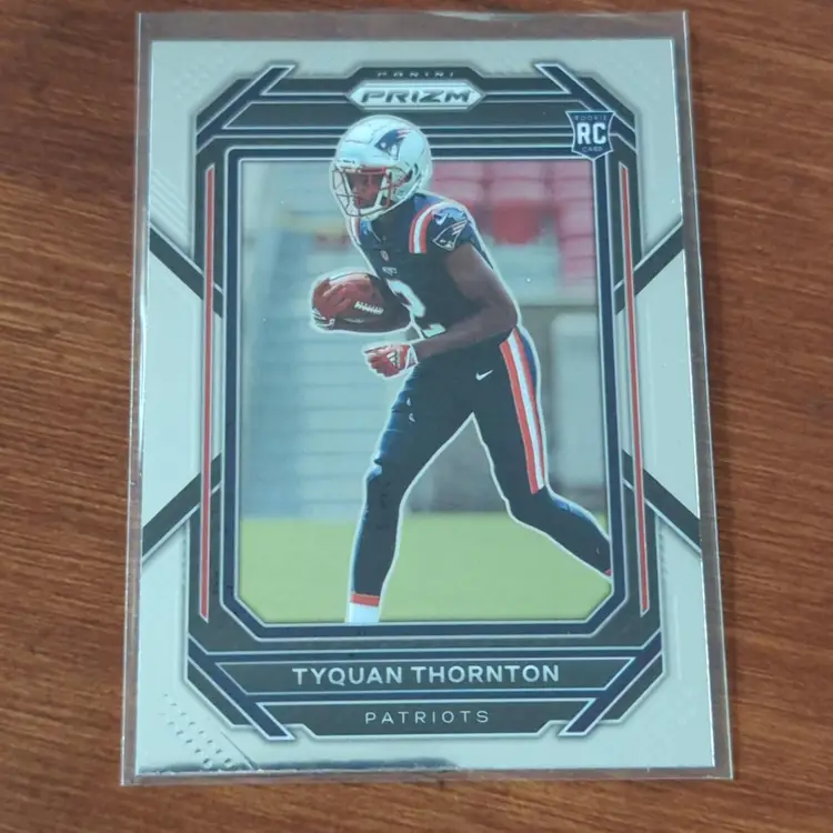 2022 Panini Prizm Tyquan Thornton RC New England Patriots