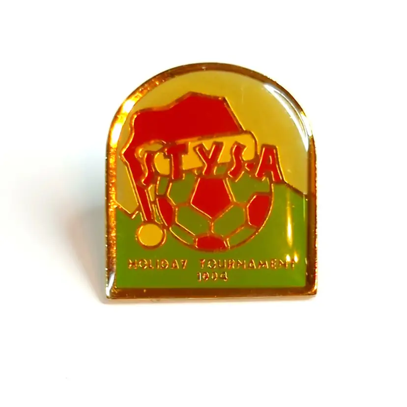 Vintage STYSA Holiday Tournament 1994 Soccer Lapel Pin Collectible