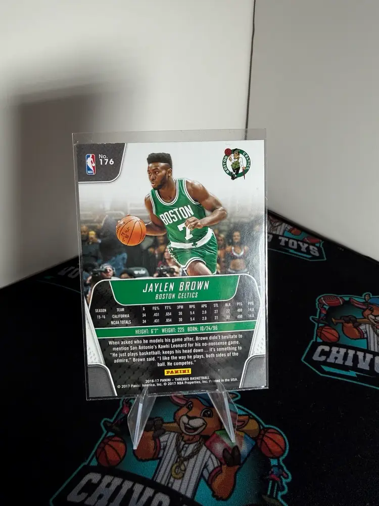 2016-17 Panini Threads Jaylen Brown RC ✨ Dazzle Rookie #176 Boston Celtics