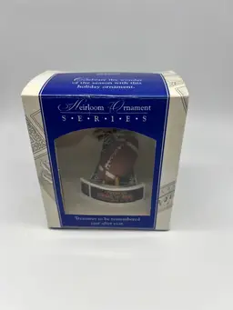 #02 Sierra Gift Company Heirloom Collection Football Ornament