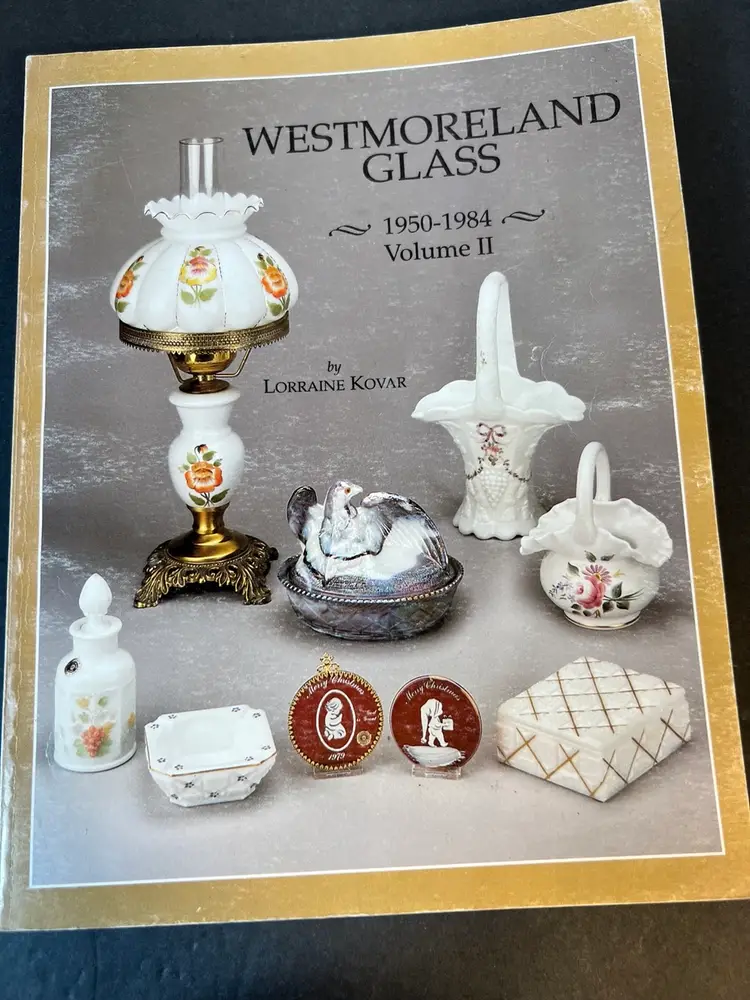 Westmoreland Glass Volume II 1950-1984 With Supplement Price Guide From 1994 Vintage