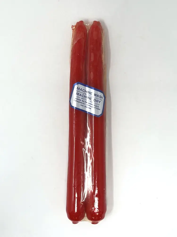 Red Taper Candles – Vintage Yankee Candle Home for the Holidays, 8" Christmas Décor Pair