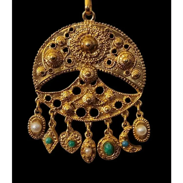 BOHEMIAN DANGLE PENDANT NECKLACE