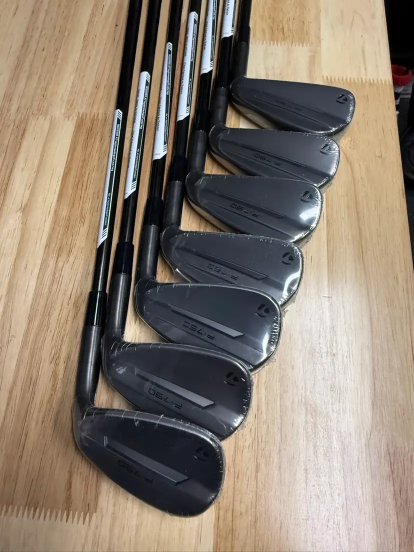 Brand New In plastic 2025/2026 TaylorMade P790 Battle Worn Iron Set 4-pw Nippon Modus 105 Stiff Flex.