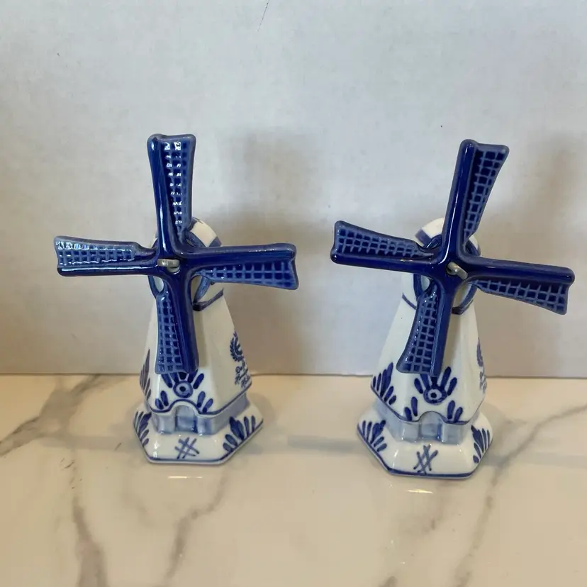 Salt And Pepper Windmills By Delft