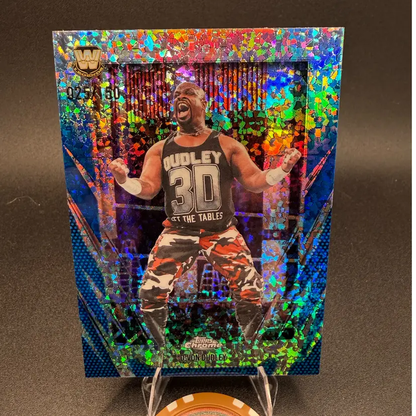 D-Von Dudley Blue Mini Diamond #/150 2026 WWE Chrome