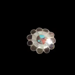 Zuni Sterling Silver 1.5 Sun Face