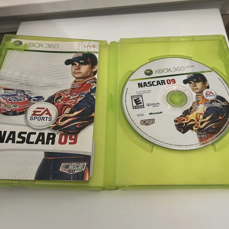NASCAR 09 - 🚘 Xbox 360 Video Game by EA Sports Complete! Tested CIB W Manual