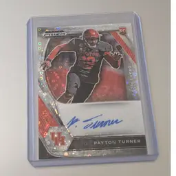 Payton Turner 2021 Panini Prizm Draft Picks - Disco Autograph Rookie #DPA-PTU