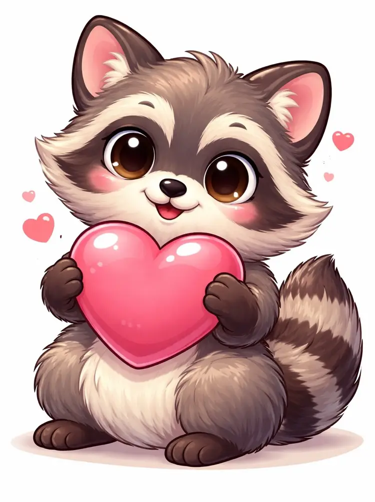 Hearts And Flowers For Valentine Day