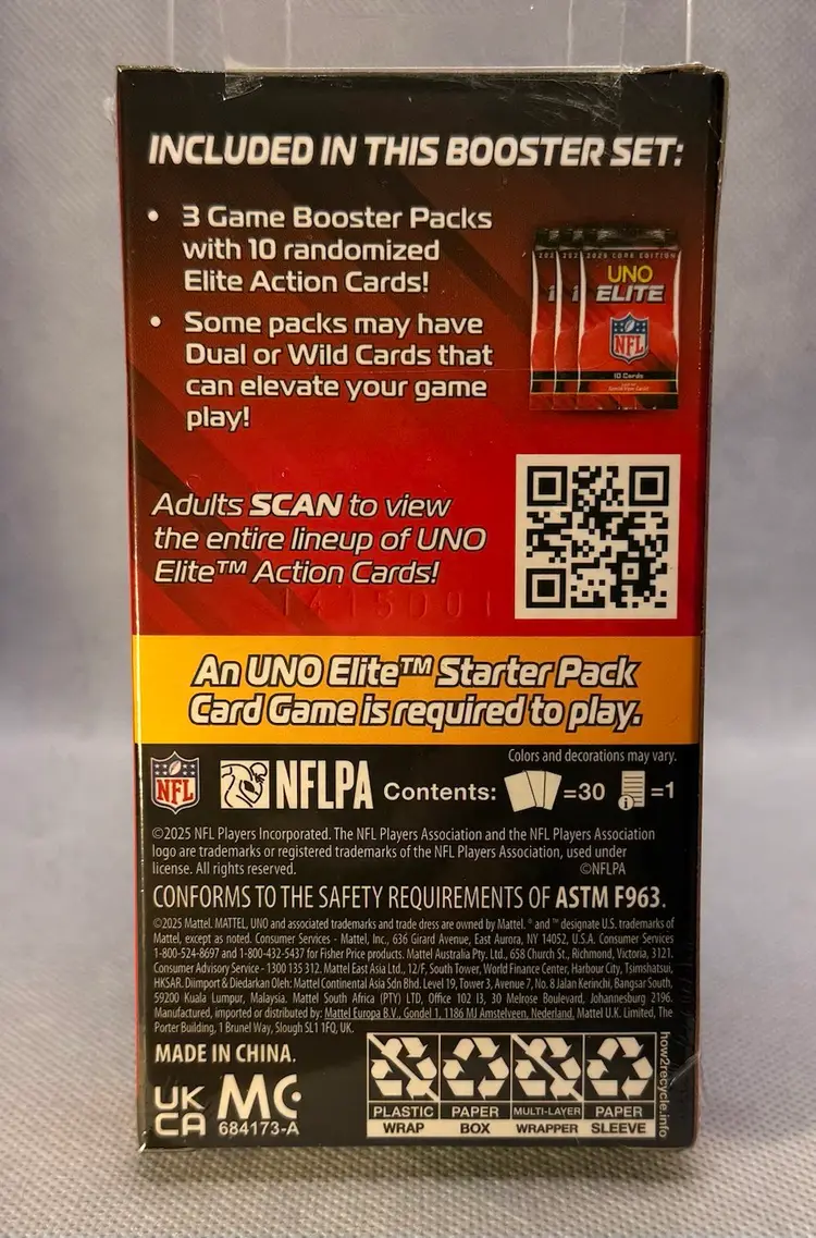 Uno Elite Football Core Edition Booster Set