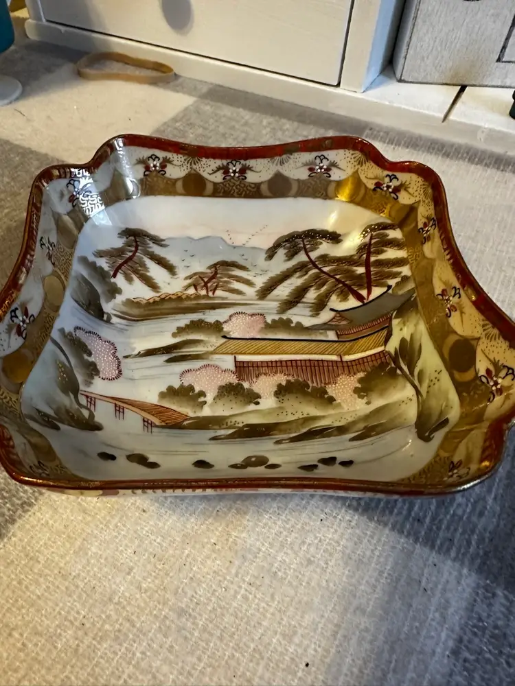 Antique Japanese Porcelain Bowl