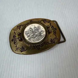 Ship Belt Buckle