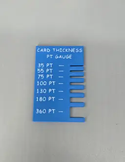 Card Thickness Gauge