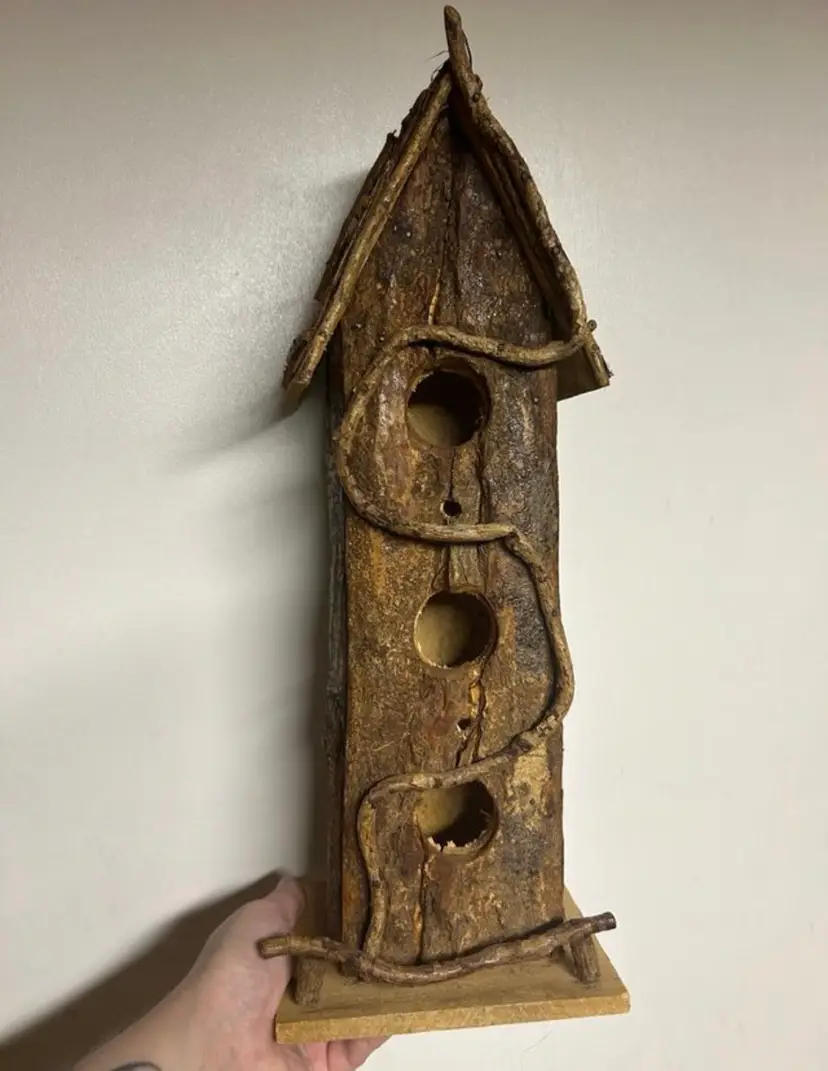 Rustic Style Wood Bird House