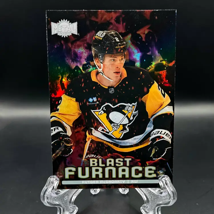 Rutger McGroarty 2024-25 Metal Universe Blast Furnace Pittsburgh Penguins