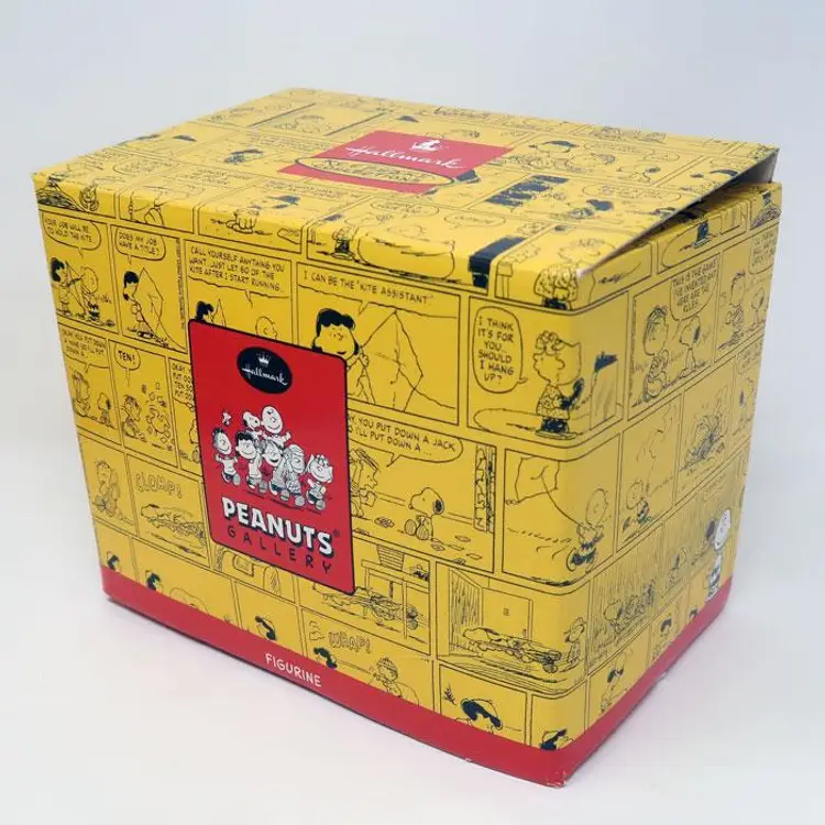 Snoopy and Woodstock Christmas Sleigh Figurine - Peanuts