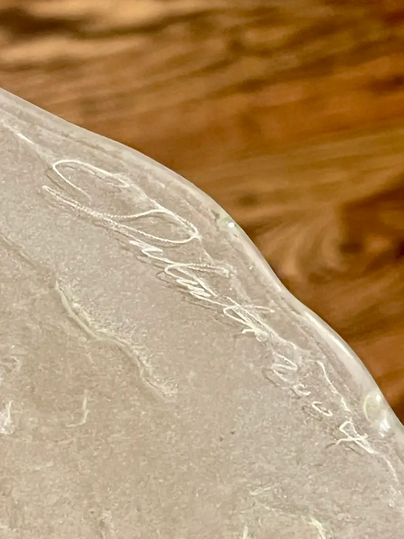 Fit For Royalty ….. Set Of 8- Christina Salusti Signed & Dated Fossil Plates  Wow! Wow! Wow!  Highly Sought After, A Collector’s Dream!!!!!