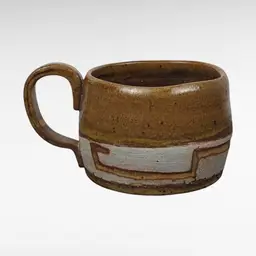 Handmade Vintage Art Pottery Mug