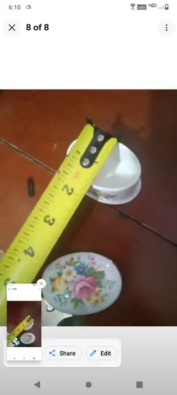 Lady Eleanor Floral Oval Pill Box