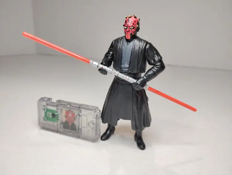Star Wars Darth Maul Action Figure with Commemorative Chip