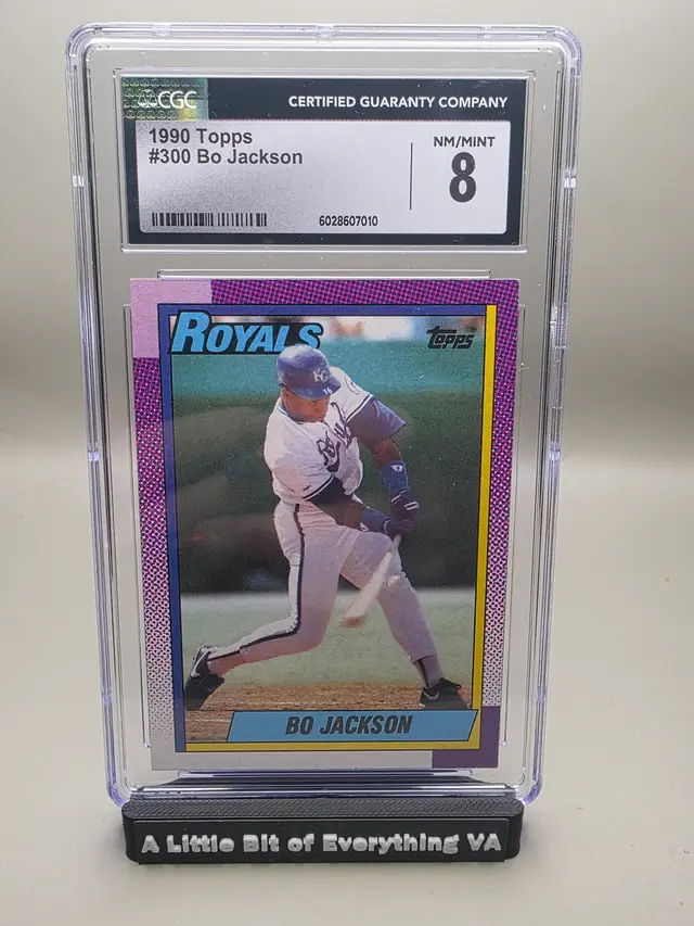 Bo Jackson #300 1990 Topps CGC 8