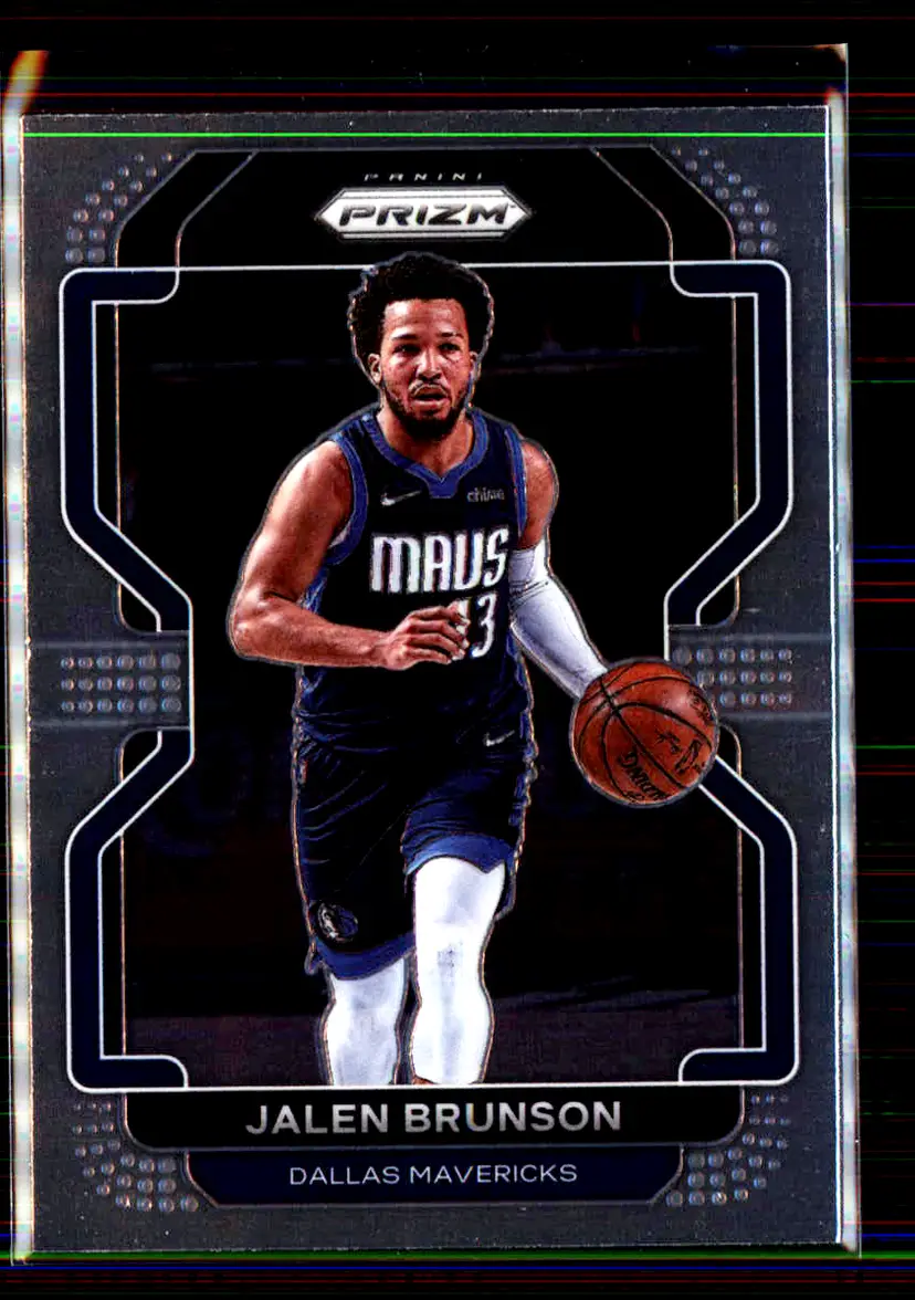 Jalen Brunson 2021-22 Panini Prizm #144 - Dallas Mavericks - (136-66)