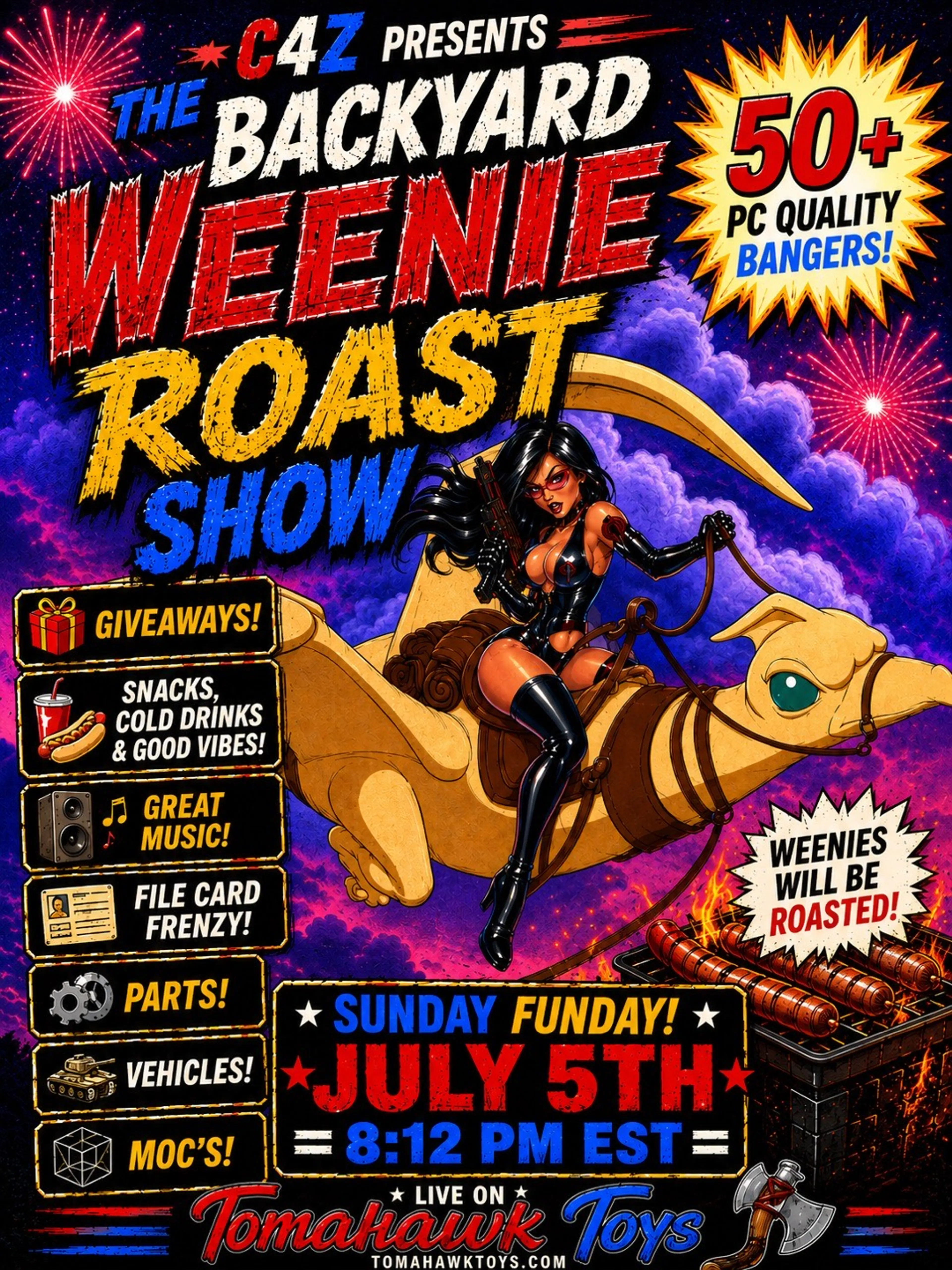 C4Z Presents The GI Joe Backyard BBQ Weenie Roast Show!