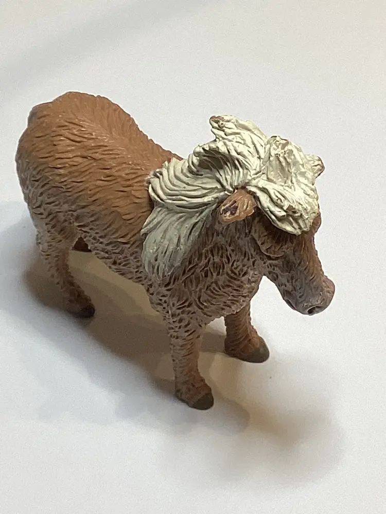 Shetland Pony Terra By Battat Model Toy Horse 3” Diorama Figurine Collectible