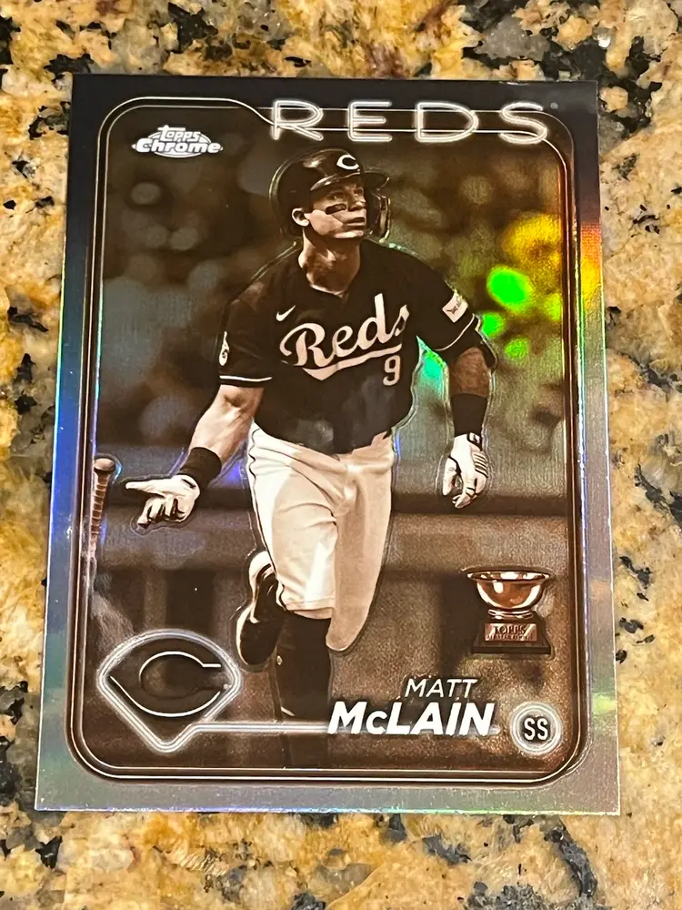 2024 Topps Chrome - Sepia Refractor Gold Cup Matt McLain - Cincinnati Reds