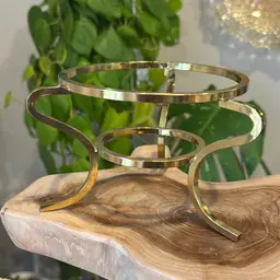 Round Brass Display Stand