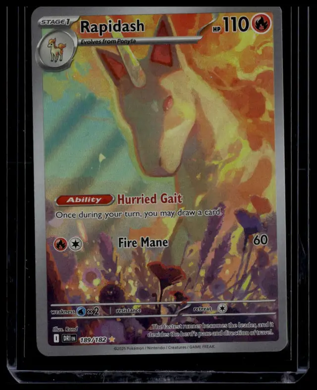 Rapidash 189/192 Holo Rare - Silver Tempest